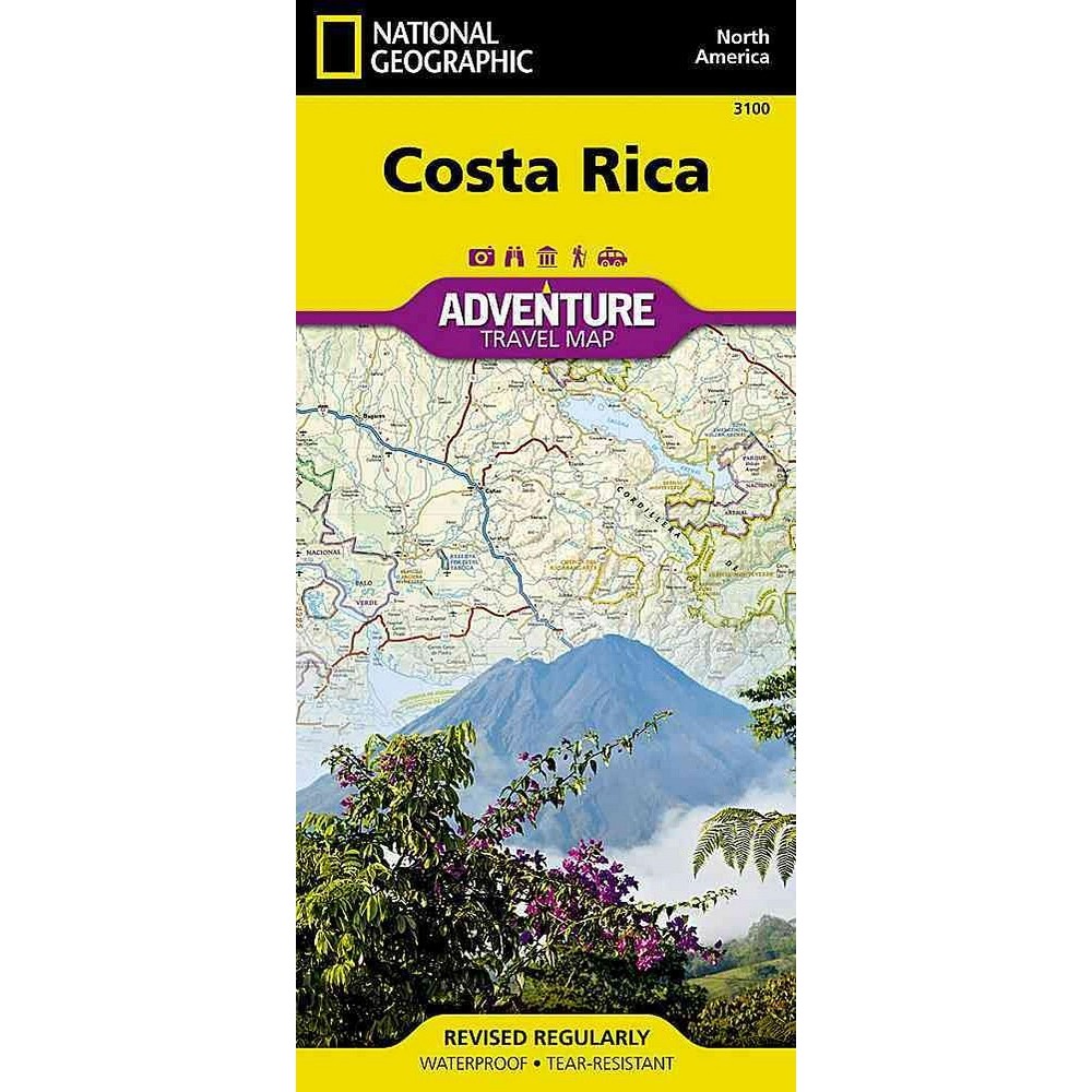 Costa Rica adventure map NGS